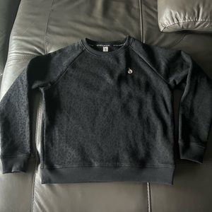 Cheetah print Ryderwear boyfriend sweater